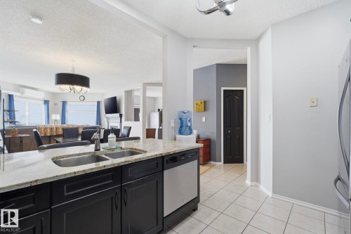 334 15499 Castle Downs Road, Edmonton, AB - Indoor Photo Showing Kitchen With Double Sink