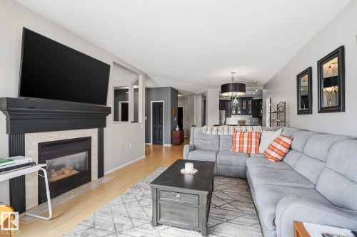 334 15499 Castle Downs Road, Edmonton, AB - Indoor Photo Showing Living Room With Fireplace