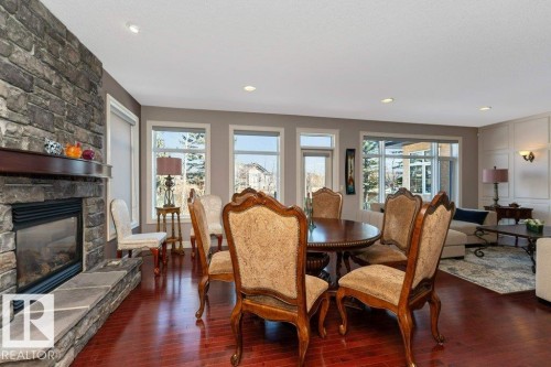 304 Caldwell Close, Edmonton, AB - Indoor With Fireplace
