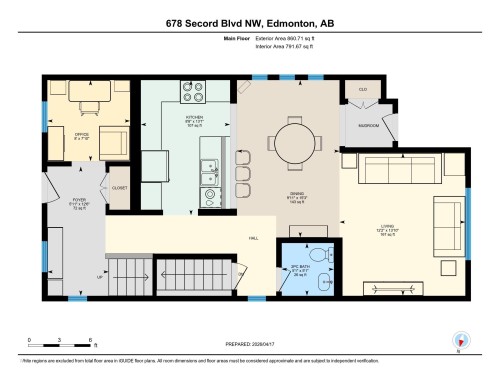 Floor plan - 678 Secord Boulevard, Edmonton, AB - Other