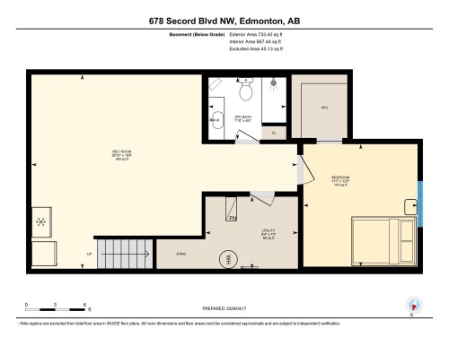 Floor plan - 678 Secord Boulevard, Edmonton, AB - Other