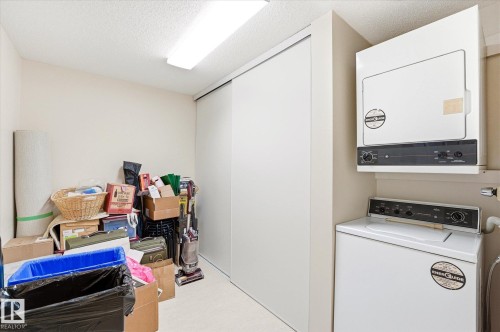 There is extra room for storage. - 105 8811 106A Avenue, Edmonton, AB - Indoor