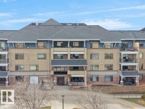 302 1589 Glastonbury Boulevard, Edmonton, AB - Outdoor With Balcony With Facade