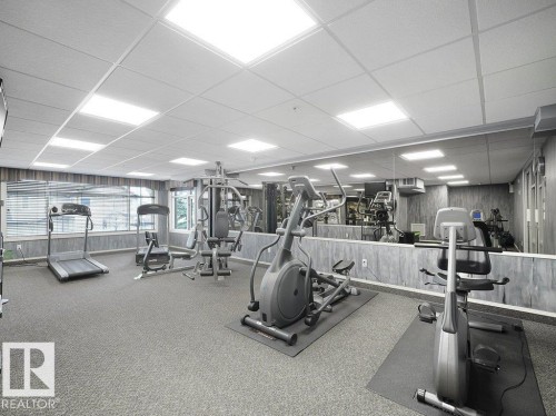 302 1589 Glastonbury Boulevard, Edmonton, AB - Indoor Photo Showing Gym Room
