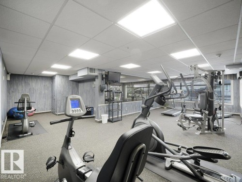 302 1589 Glastonbury Boulevard, Edmonton, AB - Indoor Photo Showing Gym Room