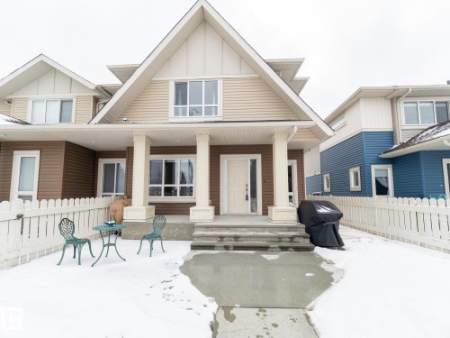 13035 132 Avenue, Edmonton, AB - Outdoor With Deck Patio Veranda With Facade