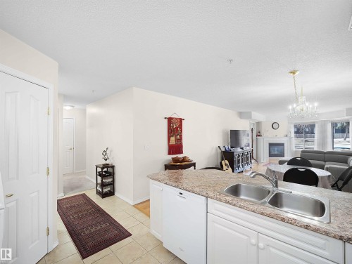 103 6703 172 Street, Edmonton, AB - Indoor Photo Showing Kitchen With Double Sink