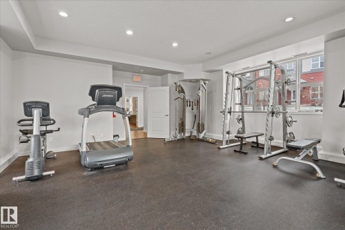 316 667 Watt Boulevard, Edmonton, AB - Indoor Photo Showing Gym Room