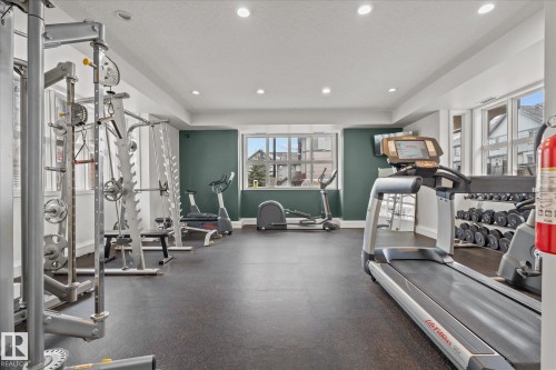 316 667 Watt Boulevard, Edmonton, AB - Indoor Photo Showing Gym Room