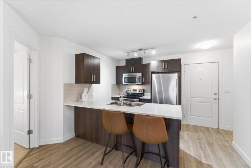 316 667 Watt Boulevard, Edmonton, AB - Indoor Photo Showing Kitchen With Double Sink
