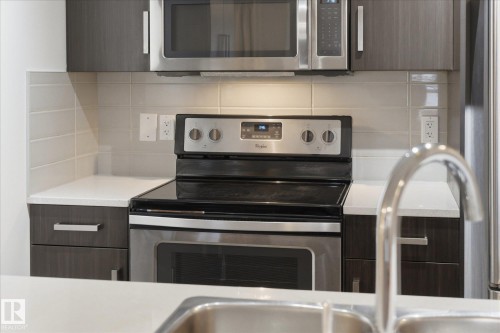 316 667 Watt Boulevard, Edmonton, AB - Indoor Photo Showing Kitchen With Double Sink
