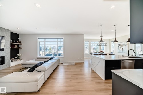 3230 Whitelaw Drive Nw, Edmonton, AB - Indoor With Fireplace