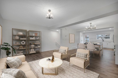79 50 Mclaughlin Drive, Spruce Grove, AB - Indoor Photo Showing Living Room