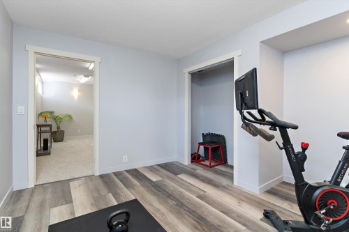 84 Delage Crescent, St. Albert, AB - Indoor Photo Showing Gym Room