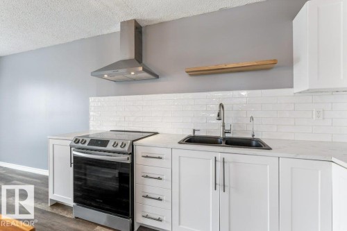 16946 101 Street, Edmonton, AB - Indoor Photo Showing Kitchen With Double Sink