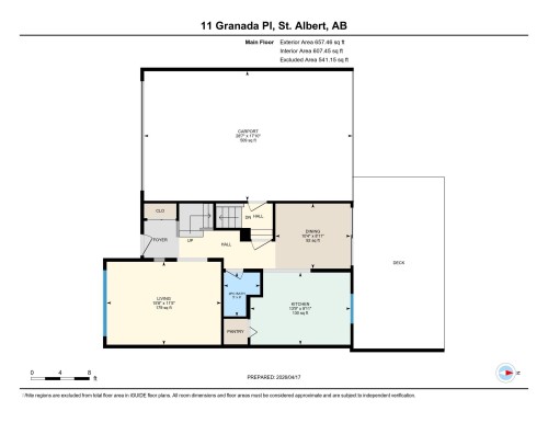 Floor plan - 11 Granada Place, St. Albert, AB - Other
