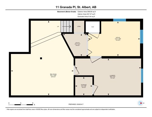 Floor plan - 11 Granada Place, St. Albert, AB - Other