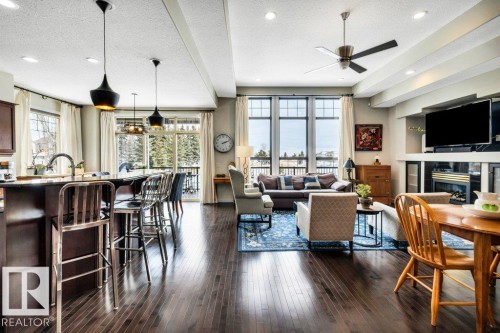 53-841 156 Street Nw, Edmonton, AB - Indoor With Fireplace
