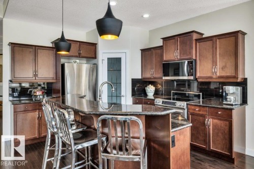 53-841 156 Street Nw, Edmonton, AB - Indoor Photo Showing Kitchen With Double Sink