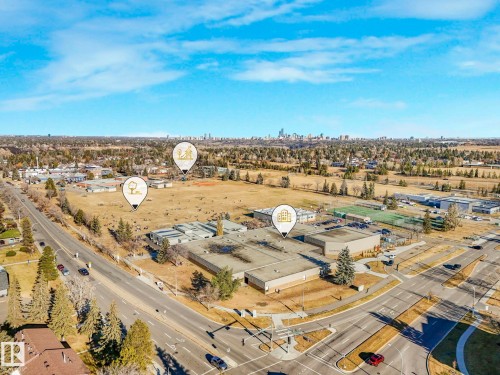Aerial overview of property's location - 5833 Riverbend Road, Edmonton, AB - Outdoor With View