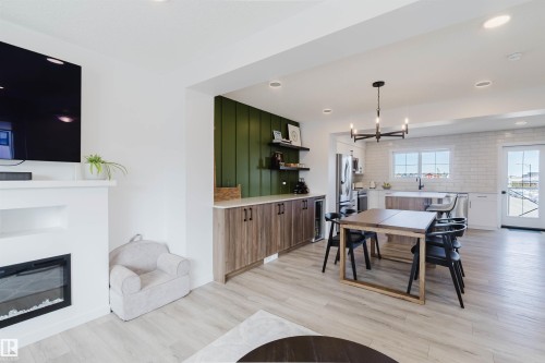 118 Secord Drive, Edmonton, AB - Indoor With Fireplace