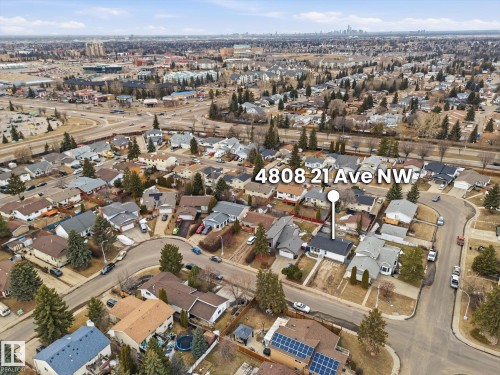 4808 21 Avenue, Edmonton, AB - Outdoor With View