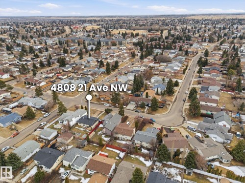 4808 21 Avenue, Edmonton, AB - Outdoor With View