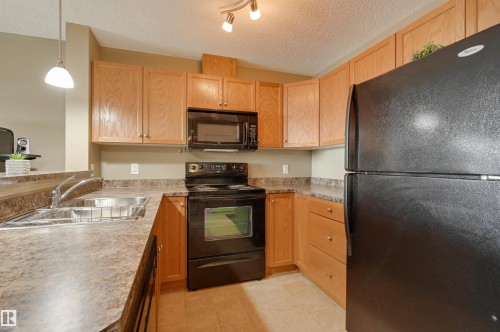 424 5951 165 Avenue, Edmonton, AB - Indoor Photo Showing Kitchen With Double Sink