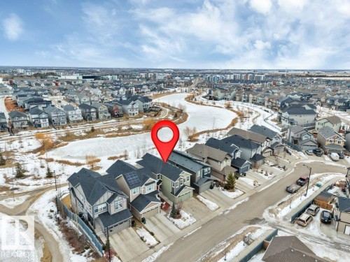 Aerial view of residential area - 1909 Davidson Wynd, Edmonton, AB - Outdoor With View