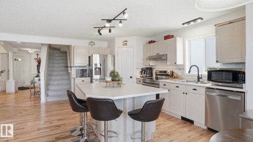 1310 Barnes Close, Edmonton, AB - Indoor Photo Showing Kitchen With Double Sink