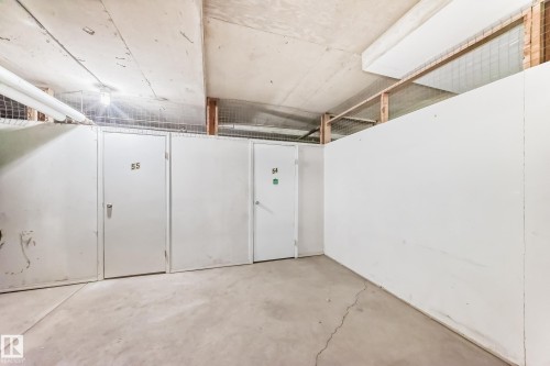 Storage units within the property, providing practical utility space - 112 17150 94A Avenue, Edmonton, AB - Indoor