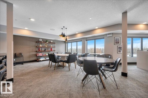 AVAILABLE FOR OWNER USE OR RESERVE FOR A LARGER GATHERING - 404 7463 May Common Nw, Edmonton, AB - Indoor Photo Showing Dining Room