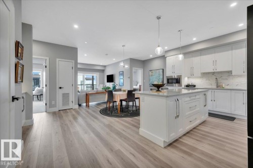 404 7463 May Common Nw, Edmonton, AB - Indoor Photo Showing Kitchen With Upgraded Kitchen