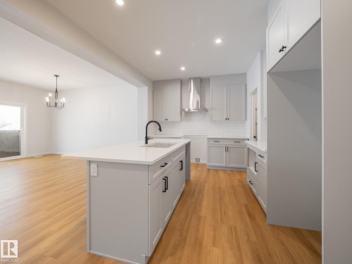 19430 22A Avenue, Edmonton, AB - Indoor Photo Showing Kitchen With Upgraded Kitchen