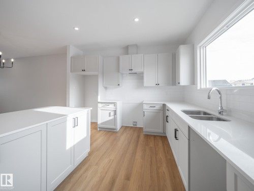 631 173 Avenue, Edmonton, AB - Indoor Photo Showing Kitchen With Double Sink