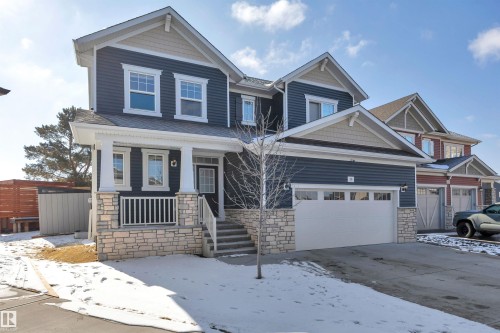 15 Promenade Point(E), Beaumont, AB - Outdoor With Deck Patio Veranda With Facade