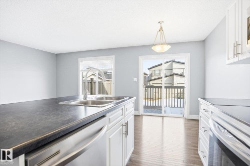 6861 Cardinal Link, Edmonton, AB - Indoor Photo Showing Kitchen With Double Sink