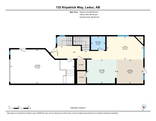 Floor plan - 132 Kirpatrick Way, Leduc, AB - Other