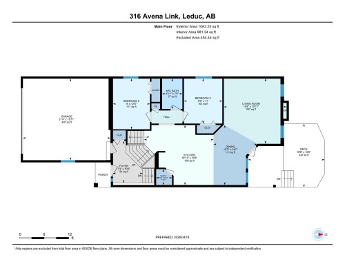 Floor plan - 316 Avena Link, Leduc, AB - Other