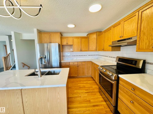 4811 152 Avenue, Edmonton, AB - Indoor Photo Showing Kitchen With Double Sink