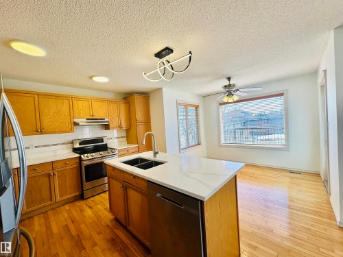 4811 152 Avenue, Edmonton, AB - Indoor Photo Showing Kitchen With Double Sink