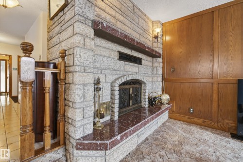 9912 162 Avenue, Edmonton, AB - Indoor Photo Showing Other Room With Fireplace
