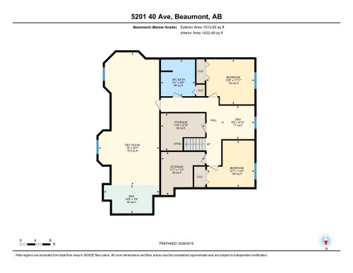 Floor plan - 5201 40 Avenue, Beaumont, AB - Other
