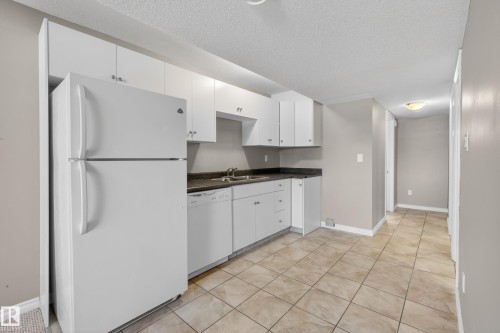9808 162 Street, Edmonton, AB - Indoor Photo Showing Kitchen With Double Sink