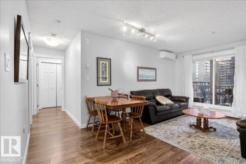 307 11716 100 Avenue, Edmonton, AB - Indoor Photo Showing Living Room