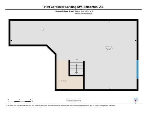 Floor plan - 3119 Carpenter Landing Landing, Edmonton, AB - Other