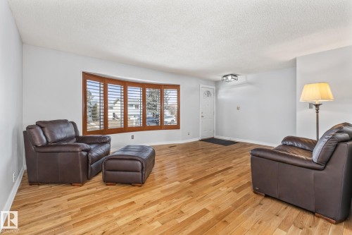 8715 43 Avenue, Edmonton, AB - Indoor Photo Showing Living Room