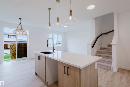 42 Chartres Close, St. Albert, AB - Indoor Photo Showing Kitchen With Upgraded Kitchen