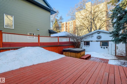 10918 81 Avenue, Edmonton, AB - Outdoor With Deck Patio Veranda With Exterior