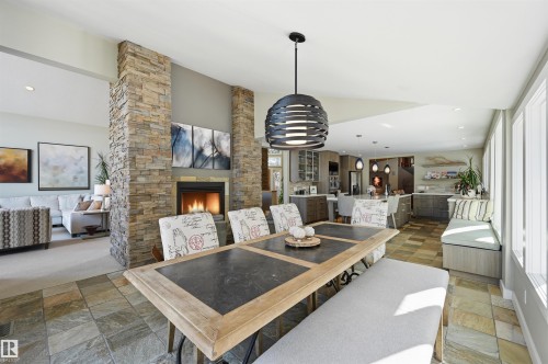 15625 Whitemud Road, Edmonton, AB - Indoor Photo Showing Dining Room